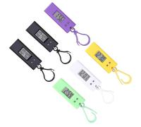 PACKOVE 6 pièces Montre Numérique Porte-clés Compacte pour Étudiants et Mouvement Précis Design Portable et Pratique pour Examen et Activités Plein Air Lot de Couleurs Couleur Aléatoire