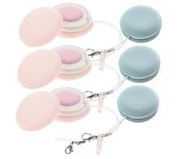 PACKOVE 6 Pièces Nettoyage d'écran rond essuy rose lingette nettoyante pour macarons doux ordinateur portable lingettes nettoyantes pour verres de lunettes nettoyeur d'objectif