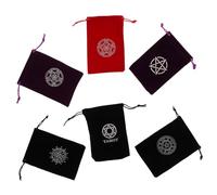 PACKOVE 6 pièces Pochette de Rangement pour Cartes Tarot avec Cordon de Serrage Bijoux et Accessoires Design Élégant et Pratique pour Voyage et Stockage