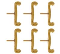 PACKOVE 6 Pièces Repose-épaule Antidérapant en Caoutchouc pour Violon 1/2-3/4-4/4, Coussin Confortable Facile à Retirer, pour Performance et Pratique