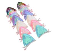 PACKOVE 6paires Lot De Pinces à Cheveux Oreilles De Chat Accessoires Pour Petites Filles Avec Strass Barrettes Mini Pour Déguisement Et Fêtes