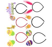PACKOVE 6pièces Bandeaux De Pâques Décoratifs Carton Avec Et Pour Accessoires De Fête Pour Célébrations De Printemps