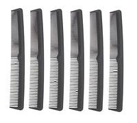 PACKOVE 6pièces Brosse Ondulée Plastique avec Peigne de Coiffure Double Denture pour Hommes et Femmes Démêlant Facile et Précis