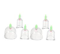 PACKOVE 6pièces Cupping Transparent Outils De Thérapie Par Pour Soins Et Auto-massages