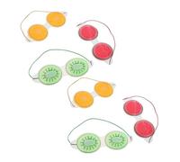 PACKOVE 6pièces Masque Oculaire Gel Compresse Froide pour Yeux Bandeau Relaxant à Usage Domestique Patch Oculaire Chauffant Lot