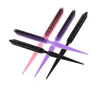 PACKOVE 6pièces Peigne Plat Pliant à Double Usage Pour Cheveux Bouclés Et Lisses Et Portable Pour Soin Capillaire Quotidien