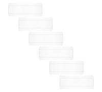 PACKOVE 6pièces Présentoirs Pour Nail Art Plastique Planches Échantillons De Vernis à Ongles Présentoirs Transparents Avec Emplacements Pour Capsules Pour Formation Diy Manucures Professio