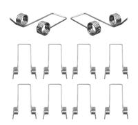 PACKOVE 6pièces Ressorts de Torsion pour Poubelle Accessoires de Remplacement Durables et Stables pour Couvercle de Seau à Ordures Compatibles avec Divers Modèles de Poubelles à Clapet