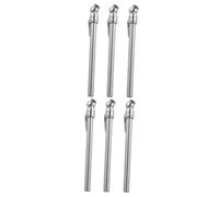 PACKOVE 6pièces Stylo Manomètre De Pression Des Pneus Auto Inoxydable Outil Pratique Et Pour Gonflage De Pneus