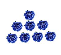 PACKOVE 8 Pièces Big Rose Brooch Accessoires De Cheveux De Mariage Soie Artificiel Pour Épingle Robe Être Des Roses Pince à Cheveux De Mariée Faux Tissus En Peluche Blue