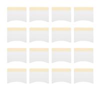 PACKOVE 80 Pièces Patchs en Coton pour Extensions de Cils Yeux, Qualité Salon, Protection Renforcée, pour Studios de Cils Professionnels