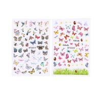 PACKOVE 8feuilles Autocollants Pour Ongles Stickers Délicats Pour Manucure Diy Motifs Variés Pour Nail Art Femmes