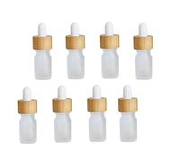 PACKOVE 8pièces Flacons Mat Avec Pipette Pour Huiles Essentielles Et Bouteilles Rechargeables Et Légères Pour Voyage