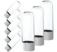 PACKOVE 8pièces Protège-têtes De Brosse à Dents Électrique Réutilisables Couvercles De Transparent pour Brosse à Dents Accessoires pour Voyage Et Usage
