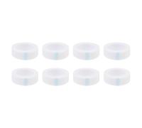 PACKOVE 8rouleaux Ruban pour Extension de Cils Non Tissé Bande Adhésive Respirante pour Protection Cutanée Usage Professionnel et Domicile Blanches
