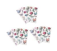 PACKOVE 9 Feuilles Autocollants Décoratifs Forme de Imperméables Lot de Stickers pour Décoration Intérieure