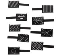 PACKOVE 9pièces Outils Magnétiques Pour Cat Eye Plaques Et Pour Nail Art Gel Kit De Manucure Créatif Pour Salon Et Usage Personnel