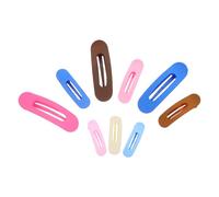 PACKOVE 9pièces Pince à Cheveux Alligator Antidérapante Accessoires De Coiffure Dégradé Ensemble De Bleu Rose Clips Plats Pour Franges Et Élégantes