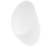 PACKOVE Abat-Jour 32 MM en Plastique Blanc pour Lampe d'Intérieur, Couvercle Vintage Compatible Applique Murale et Lampe de Salon, Accessoire d'Éclairage pour Décoration Maison