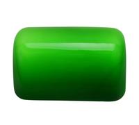 PACKOVE Abat-jour en Verre Vert Ø 230 Mm Abat-jour pour Lampe de Table Banquier Couverture Lumineuse Décorative Remplacement D’abat-jour pour Lampe Bureau Vintage Salon Rétro