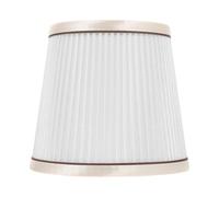 PACKOVE Abat-jour Nordique en Tissu Blanc Maison, Simple à Installer Douille E14, Décoration Chic et Pratique pour Lampe D'intérieur