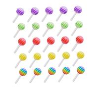 PACKOVE Accessoires De Manucure 25 Pcs Décoration 3d Résine Multicolore Diy Onglerie Bijoux Pour Femmes Usage Professionnel Et Domestique