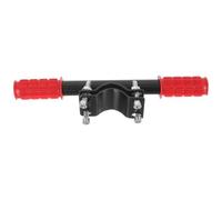 PACKOVE Accoudoir Arrière Garçon et Filles Vélo VTT Rouge Fixation 4 Vis 6x4 Cm Poignée de Siège Arrière Antidérapante pour Accessoires Vélo Garçon et Filles Compatible VTT et Route