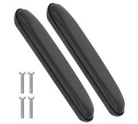 PACKOVE Accoudoirs de Chaise de Bureau Universels en Cuir Mousse, Long Modèle 22,5 Cm, Lot de 2 Coussins D'accoudoirs Confortables et Protecteurs pour Fauteuil de Bureau, Accessoires