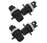 PACKOVE Adaptateur de Pompe pour Paddleboard 4 Pièces, Connecteur de Vanne d'air Étanche pour Bateau Gonflable et Kayak, Accessoire Indispensable pour Activités Nautiques