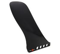 PACKOVE Aileron de Rechange Planche Gonflable Noire, Système à Dégagement Rapide, Aileron Central en Plastique pour Planche de Glisse, Accessoires Kayak, Maniabilité Améliorée, Usage