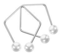 PACKOVE Appareil pour Visage 2pcs Lifting Léger en Acier Inoxydable Outil D'entraînement Imitation Boule Tonification et Modelage du Visage, Adapté à Tous Âges
