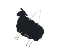 PACKOVE Ardoise Bois Double Face Suspendue Tableau Mural Décoratif Rustique avec Motif Mouton Panneau Message pour Maison et Chambre