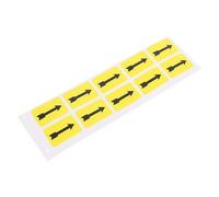 PACKOVE Autocollants Flèche Indiquant la Direction 10 Unités Adhésif Double Face pour Équipements et Canalisations en Milieu Scolaire et Professionnel