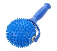 PACKOVE Balle de Massage Fitness à Picots pour Soulagement Musculaire Profond Outil de Massage Manuel Portable pour Dos Yoga et Relaxation Balle de Fitness Facile à Nettoyer Bleu