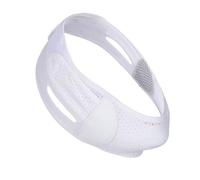 PACKOVE Bande Lifting Visage en Tissu Blanc pour Affiner et Raffermir le Visage, Sangle Professionnelle en V pour Dormir et Lire