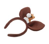 PACKOVE Bandeau du Nouvel An 2026 en Peluche Douce Oreilles de Cheval pour Filles, Accessoire de Costume Mignon et Créatif pour Séances Photo et Déguisements la Ferme