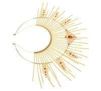 PACKOVE Bandeau Halo Solaire Décoratif Pour Filles, Taille Unique, Couleur Jaune Vif, Accessoire Coiffure Diy Pour Fêtes Et Concours De Beauté