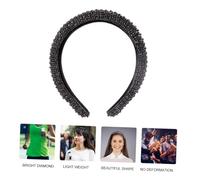 PACKOVE Bandeau Strass Et Cristaux Pour Cheveux Accessoire Décoratif Serre-tête Éponge Orné
