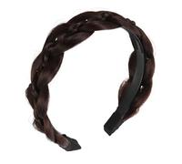 PACKOVE Bandeau Tressé Antidérapant pour Femmes Bandeau Perruque Haute Température Maintien Confortable pour Soins Visage et Coiffure