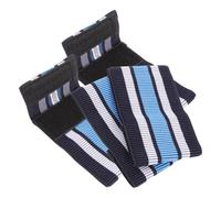 PACKOVE Bandes Élastiques de Pantalon pour Vélo VTT, 2 Paires Bleues, Sangles Ajustables Multifonctionnelles, Ceinture de Jambe Résistante pour Cyclisme et Activités de Plein Air,