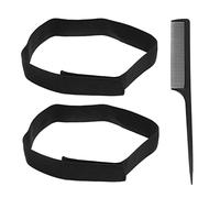 PACKOVE Bandes Élastiques Pour Perruques Avec Peigne Bande Filet Pour Faux Cheveux Accessoire De Fixation Confortable Et Pratique