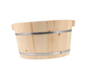 PACKOVE Bassin De Pédicure En Bois Profondeur 21 Cm Pour Bain De Pieds Spa Garçon Et Filles Bois Non Traité Naturel Usage Domicile