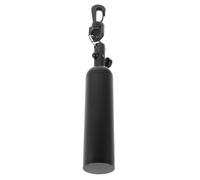 PACKOVE Bâton D'alerte de Plongée Hochet de Plongée Antidérapant en Alliage D'aluminium Noir Communication sous-Marine pour Plongeurs Débutants