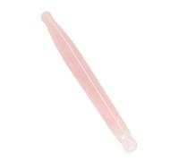 PACKOVE Bâton de Massage Acupuncture en Quartz Rose pour Corps et Yeux, Outil de Réflexologie et Ajustement de la Contraction Musculaire, pour Stress et Raideur