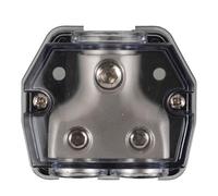 PACKOVE Bloc de Distribution Audio pour Voiture Porte-Fusible 1/2 Pouce en Alliage, Système de Protection Électrique et Borne de Connexion pour Amplificateur Auto