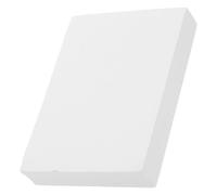 PACKOVE Bloc-notes A4 Blanc Vierge 250 Feuilles, Papier Lisse sans Encre Traversante, Format Pratique pour Bureau et Prise de Notes Quotidienne, Bloc-notes Portable Multifonction