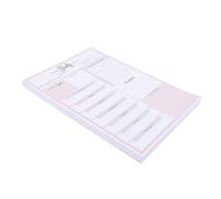 PACKOVE Bloc-notes A5 Hebdomadaire Rose, Planificateur Détachable pour Études, Agenda de Planification Semainier, Cahier Pratique pour Bureau, École et Organisation Personnelle, 1 Pièce