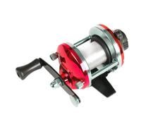 PACKOVE Bobineur de Ligne de Pêche à Tambour Rouge 50m 0, 28mm 3, 5 1