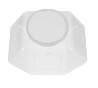 PACKOVE Bocal avec Couvercle à Vis de 4300ml en Plastique Hexagonal Grosse Capacité pour Sucettes et Épices pour Comptoir Cuisine ou Commerciaux