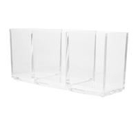 PACKOVE Boîte à Capsules de Café en Acrylique à 3 Compartiments, Facile à Nettoyer, Rangement Multifonction pour Maison et Bar à Café Moderne